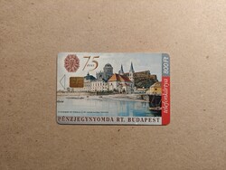 Magyar telefonkártya - 75 éves a Pénzjegynyomda Rt. 2000