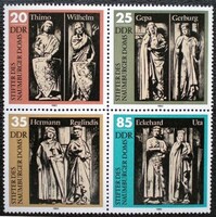 ND2808-11n / NDK 1983 Naumburger Dom bélyegsor 4-estömb postatiszta