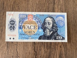 Csehszlovákia 20 Korona 1988 XF