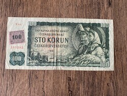 Csehszlovákia 100 Korona 1961(1993) VG