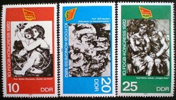 ND2699-701 / NDK 1982 Szakszervezeti Kongresszus bélyegsor postatiszta