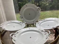 Herendi Porcelain PC Pattern Footed Dessert Plate