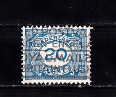 1921 Hollandia 20 cent Pecsételt Bélyeg