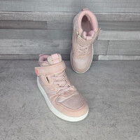 Alive pink high-top children's shoes with light-up feature, size 30