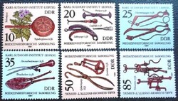 ND2640-5 / NDK 1981 Régi orvosi műszerek bélyegsor postatiszta