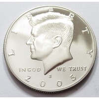 USA,half dollar 2005 S PP UNC réz