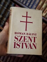 1938-gyűjtői- boritós HÓMAN BÁLINT: SZENT ISTVÁN  KÖNYVBARÁTOK R. KIRÁLYI EGYETEMI NYOMDA