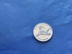 ERITREA 5 CENT 1997 LEOPÁRD! RITKA! UNC!