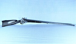 ANTIQUE, RELOADED DOUBLE BARREL SHOTGUN, ST. ETIENNE, CA.1820!!!