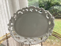 Hollóházi porcelain table centerpiece, serving dish
