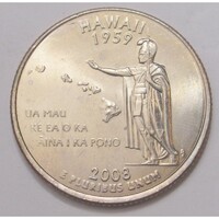 USA,quarter dollar 2008 D - Hawaii aUNC+