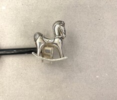 Art Deco Sterling Silver Toy Horse Napkin Ring