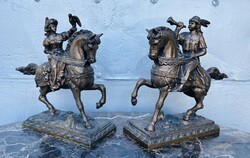 Bronze Bookend Horse Statue