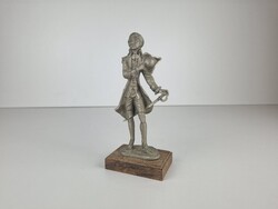 Italian Knight, Gentleman, Sculpture in Bronze