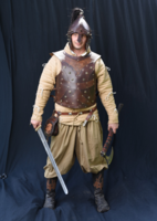 108Arrows Premium Genuine Leather LARP Chest/Back Armor (XL - 3XL Adjustable)
