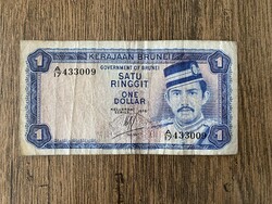 Brunei 1 Dollár 1978 F