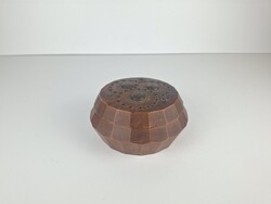 Jewelry Box made of wood, round shape