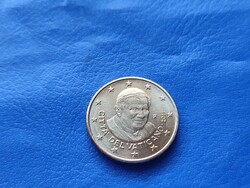 VATICAN / VATIKÁN 50 EURO CENT 2011 XVI.BENEDEK PÁPA! UNC!