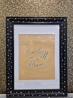 Joyful picture frame