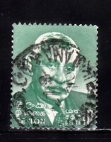 1968 Ceylon 10c Pecsételt Bélyeg Don Stephen Senanayake