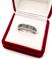 Xuping TTM Premium Hypoallergenic Stainless Steel Ring, Size 8 (5024)