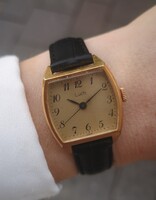 Luch mechanical vintage wristwatch from the 1970s - Tiktakwatch service card, warranty included