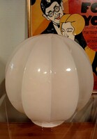 Art Deco Beaded Milk Glass Shade