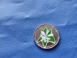 SINT MAARTEN 50 CENT 2025 VIRÁG! SZÍNEZETT! UNC!