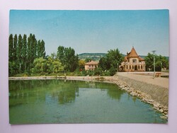 RÉVFÜLÖP - MÓLÓ - 1968., retro, postatiszta képeslap, Balaton, Veszprém megye