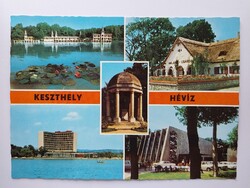 KESZTHELY-HÉVÍZ - MOZAIK - 1979., retro, postatiszta képeslap, Balaton, Zala megye