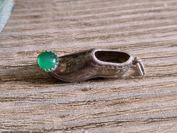 Silver Pendant / Chrysoprase