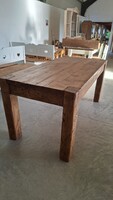 Beam Table Made from Reclaimed Material Rustic
