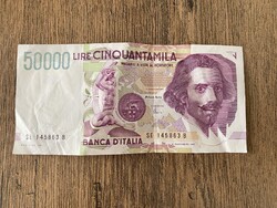 Olaszország 50000 Líra 1992 VF