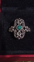 Antique Silver Ring / Turquoise