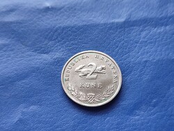 HORVÁTORSZÁG 2 KUNA 2005 HAL! NYEST! RITKA! UNC!