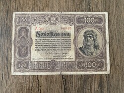 100 Korona 1920 F