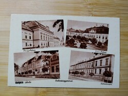 Balassagyarmat, mozaik lap, Weinstock fotó,postatiszta