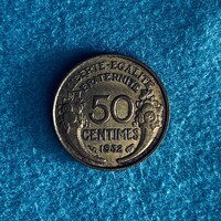 Franciaország - France - 50 centimes - 1932 coin - aUNC