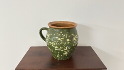 Glazed Folk Pottery, Silke, Milk Jug
