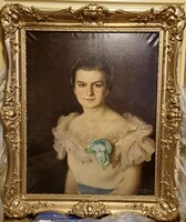 Barkász L. - Női portré 1937