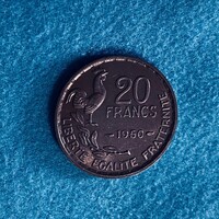 Franciaország - France - 20 francs - 1950 coin - Rare patina