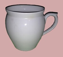 Antique Zsolnay bulbous porcelain, very rare with handle