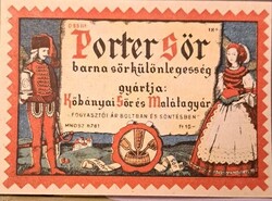 „Kőbányai Porter Sör – barna sörkülönlegesség,