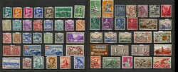 CH 71 - Switzerland - 59 different pristine canceled stamps (1930-1944)