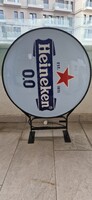 Heineken Large Wall-Mounted Advertising Light, LED Illuminated
