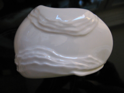 Retro hollóházi porcelán ékszer doboz , Bakó-Hetey Rozália
