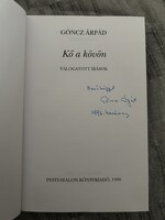 Árpád Göncz: Stone on the Stone. Selected Writings 1996 Signed