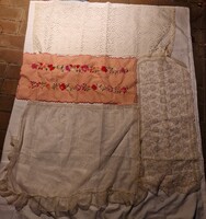 Hatalmas retro vintage textil csomag