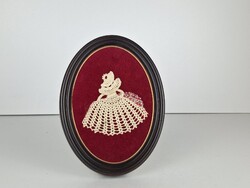 Wall Hanging Decorative Piece, Female Figure in Koto Style
