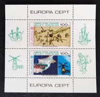 TCb4 / Török - Ciprus 1983 EUROPA CEPT blokk postatiszta